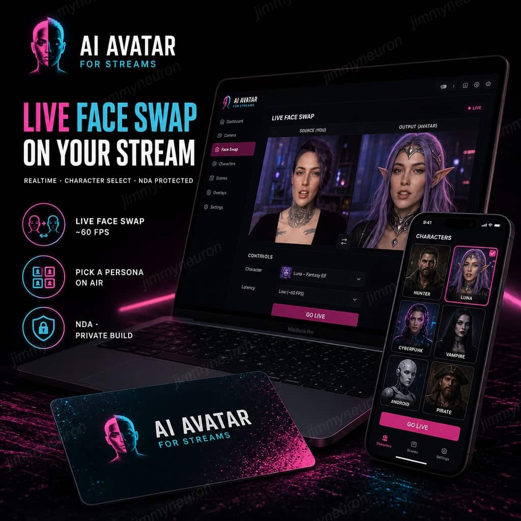 B2C NDA - AI аватар для стримов