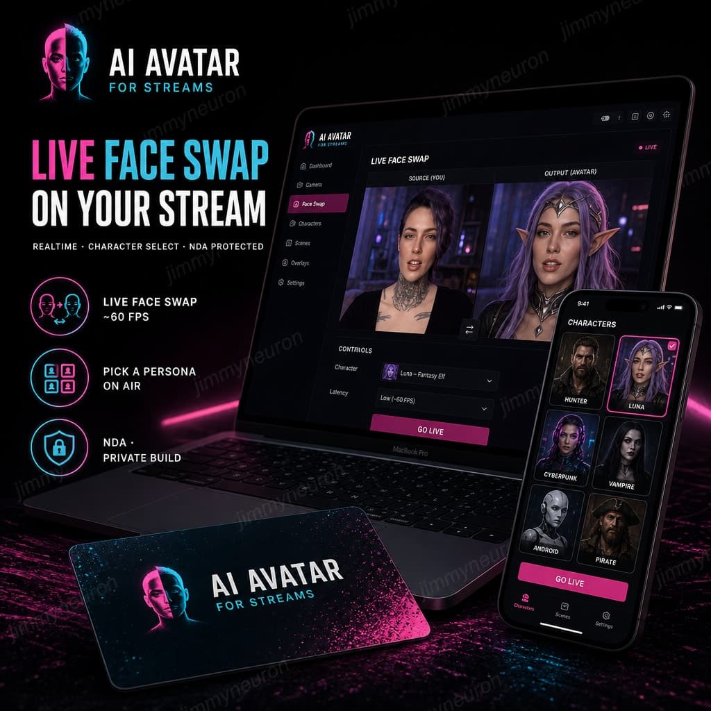 B2C NDA - AI аватар для стримов