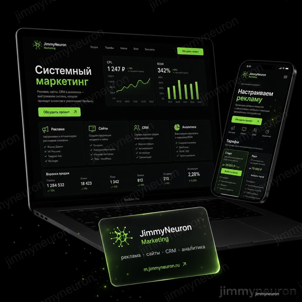Preview of Marketing - System marketing: ads, sites, CRM and analytics