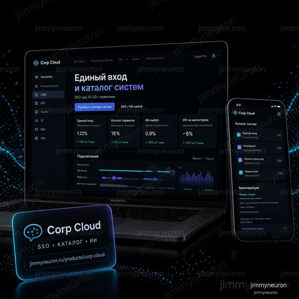 Preview of Corp Cloud - One contour for a zoo of systems + AI as core