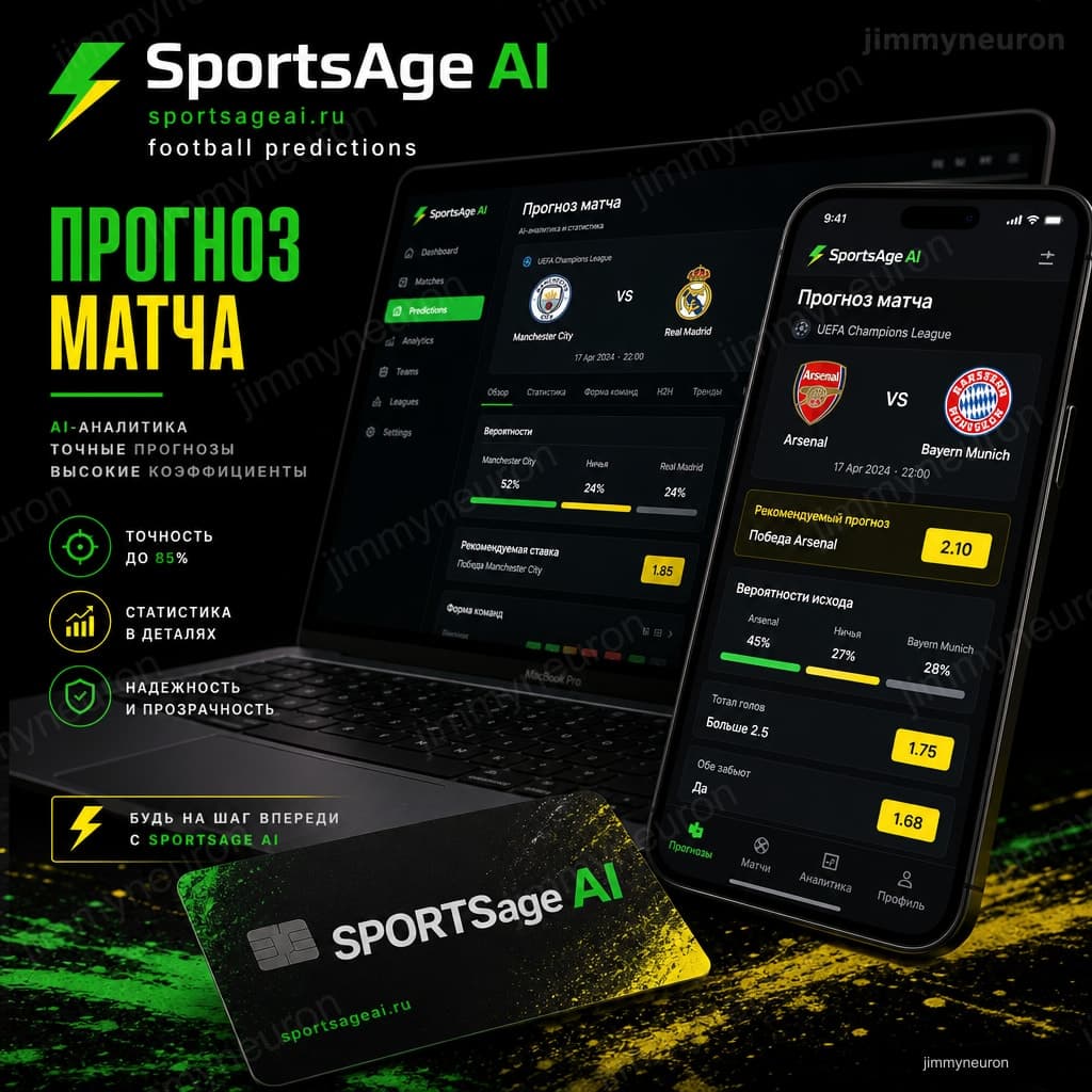 SportsAge AI: AI tips for football matches - JimmyNeuron case