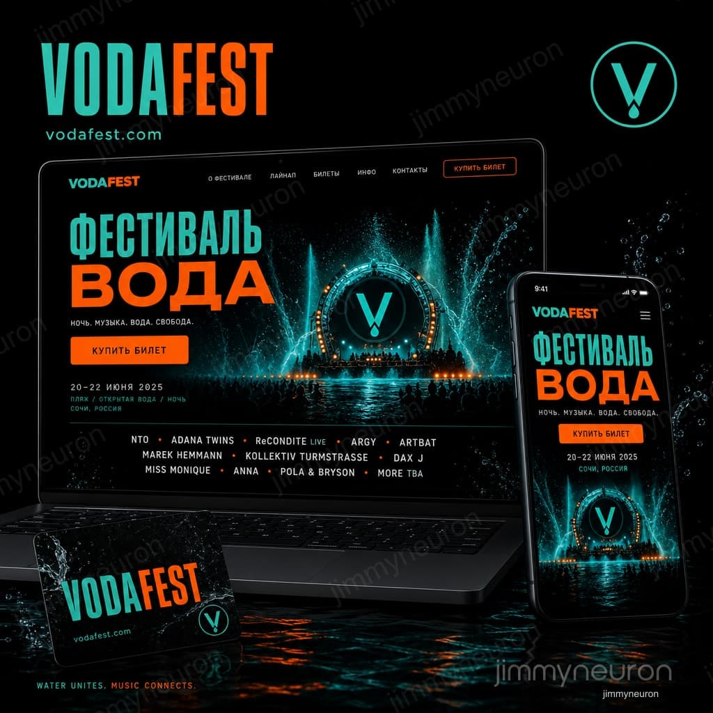 VODA.EVENT: Festival website - JimmyNeuron case