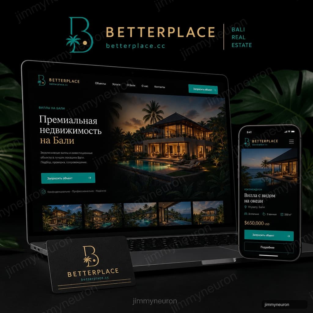 BETTERPLACE: Real estate agency website - JimmyNeuron case
