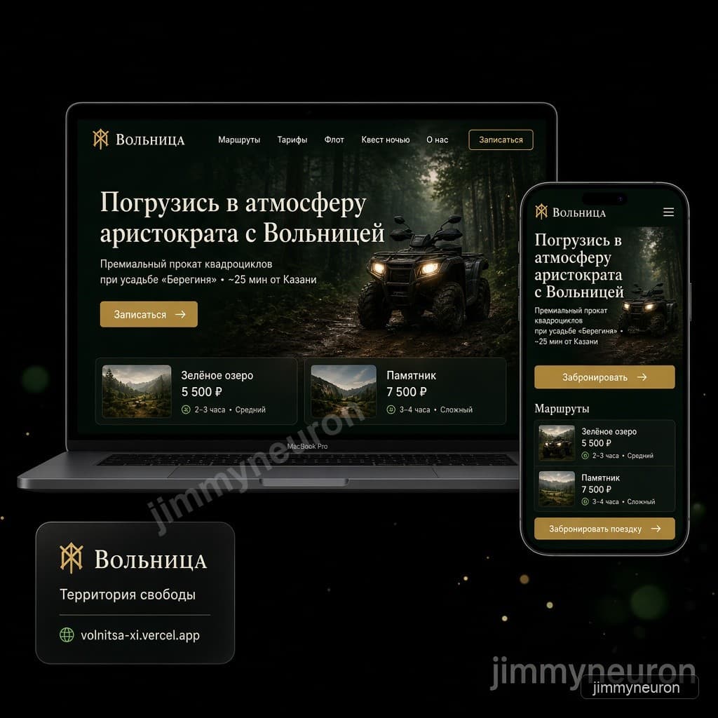 Volnitsa: Volnitsa ATV Rental Website - JimmyNeuron case